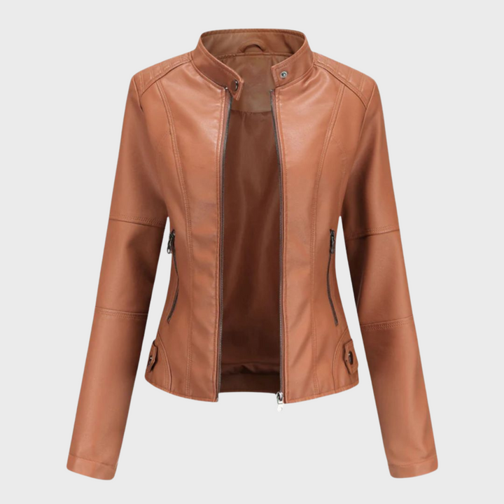 Sophia - Casual Leather Jacket