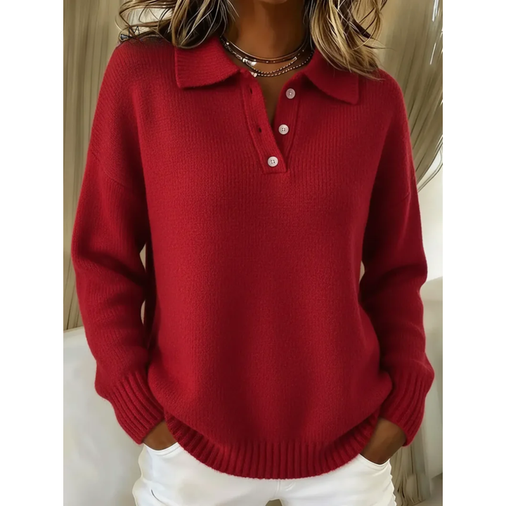 Harleth - Relaxed Polo Sweater