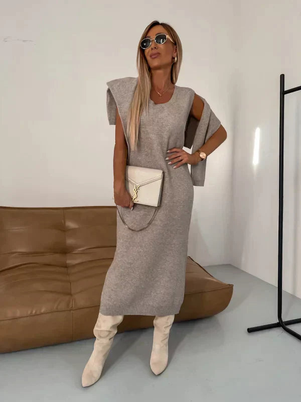 Amara – Cozy Layers Two-Piece Outfit