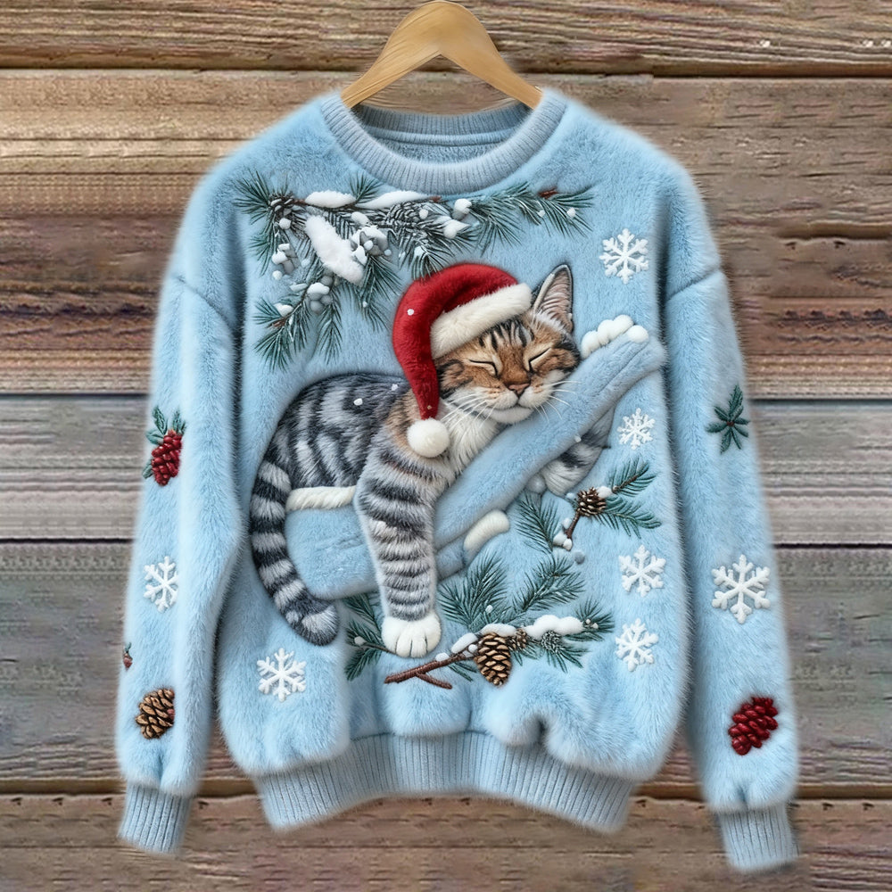 Emmeline - Christmas Cat Sweater