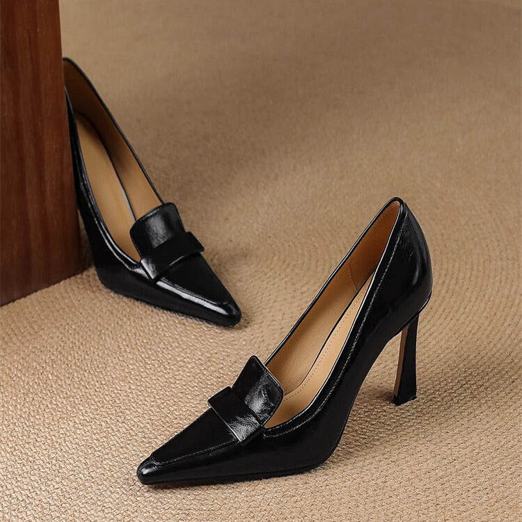 Sasha - Sleek Loafer Stilettos