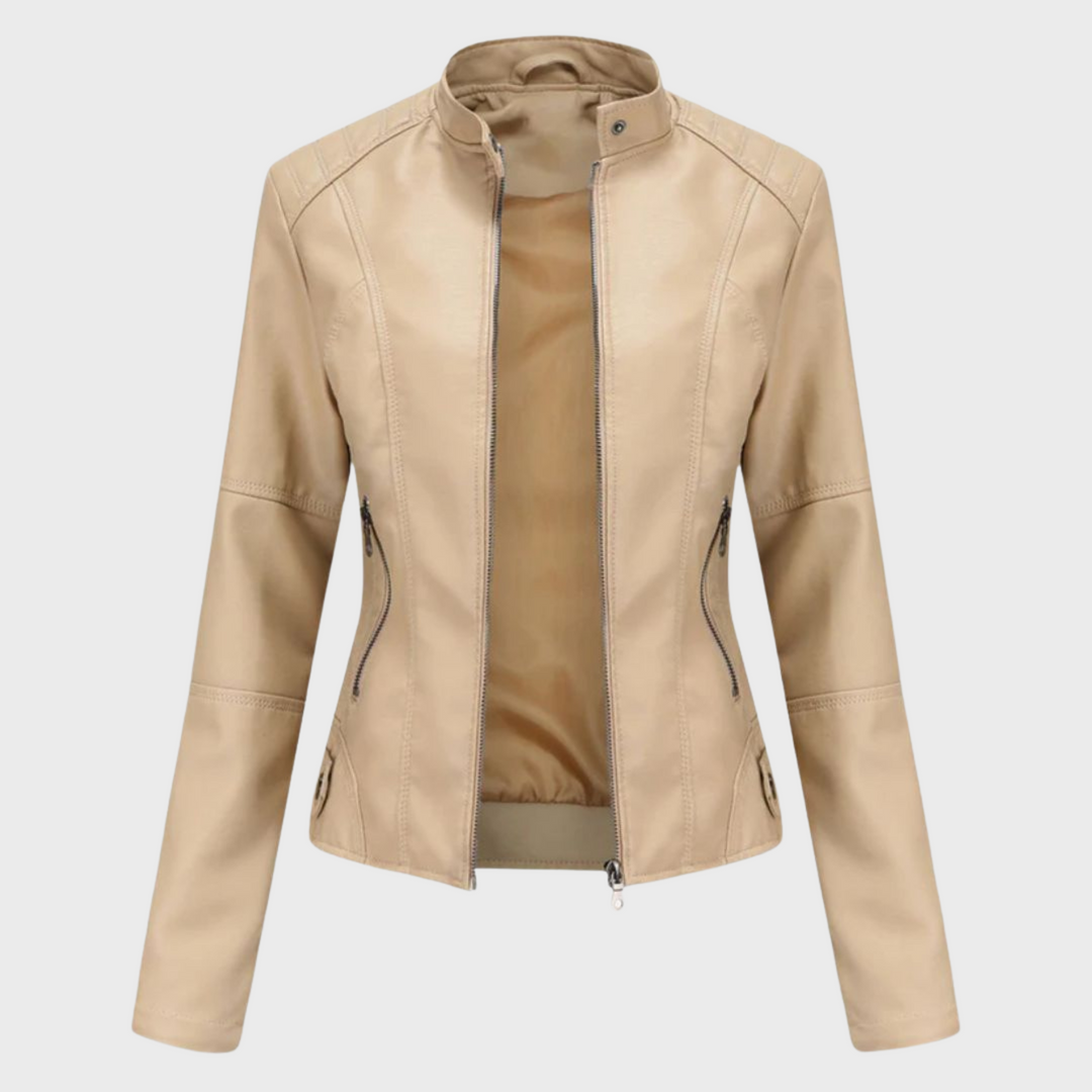 Sophia - Casual Leather Jacket