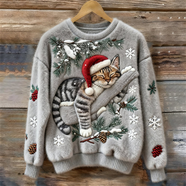Emmeline - Christmas Cat Sweater