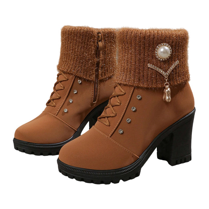 Maisie - Winter Heeled Booties