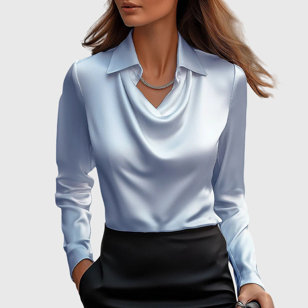 Penelope - Elegant Satin Blouse