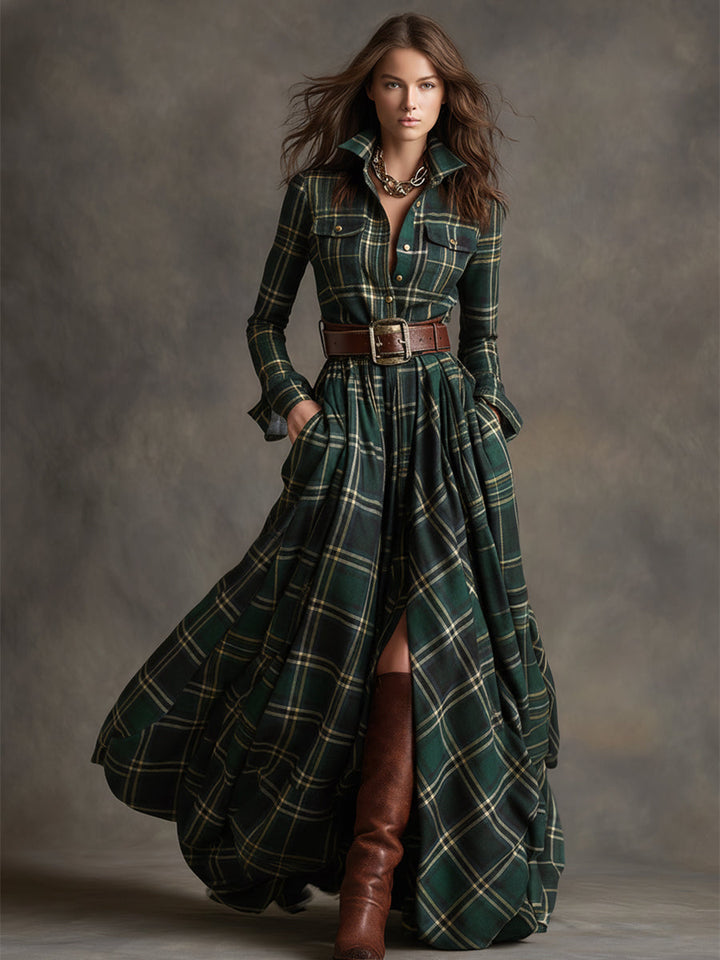 Darcy - Classic Heritage Plaid Dress