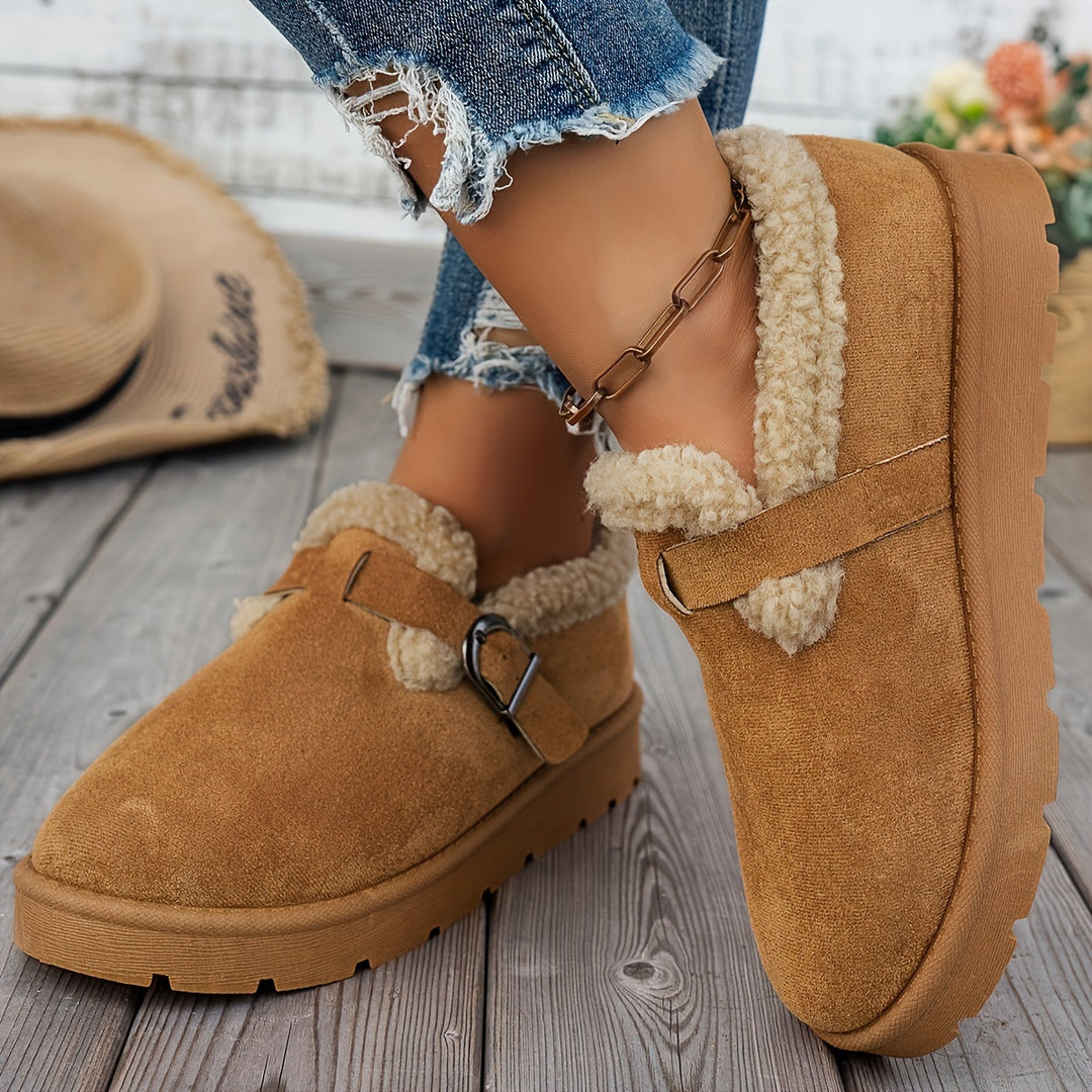 Noemie - Cozy Winter Booties with Ergonomic Support
