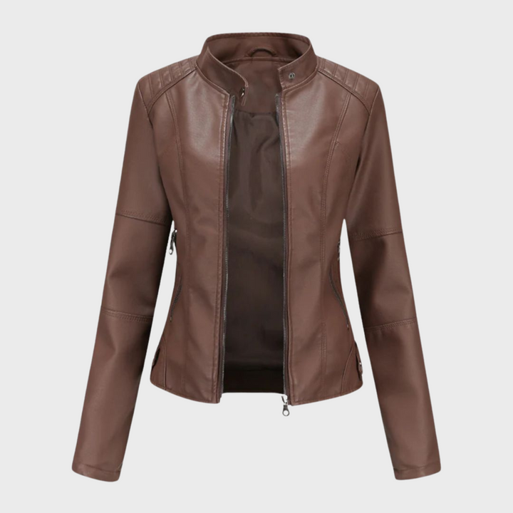 Sophia - Casual Leather Jacket