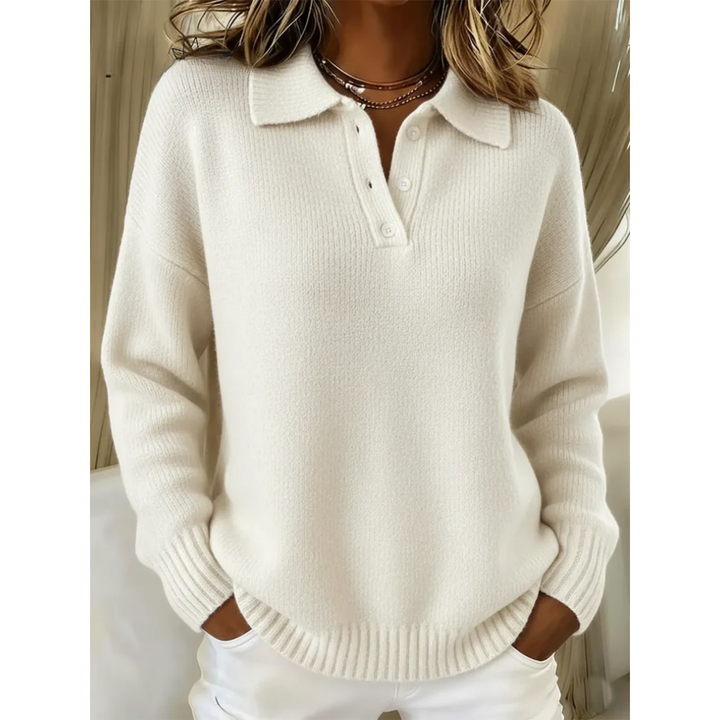 Harleth - Relaxed Polo Sweater