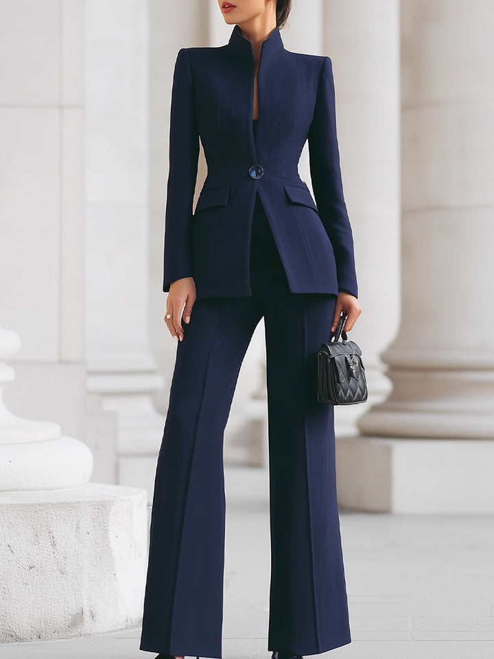 Adrienne - Elegant Blazer & Trouser Suit Set