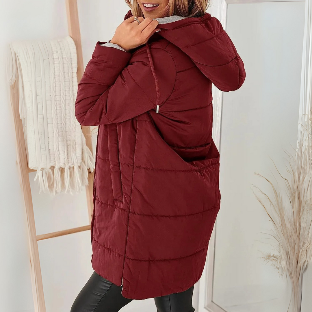 Chasie - Casual Hooded Puffer Down Jacket