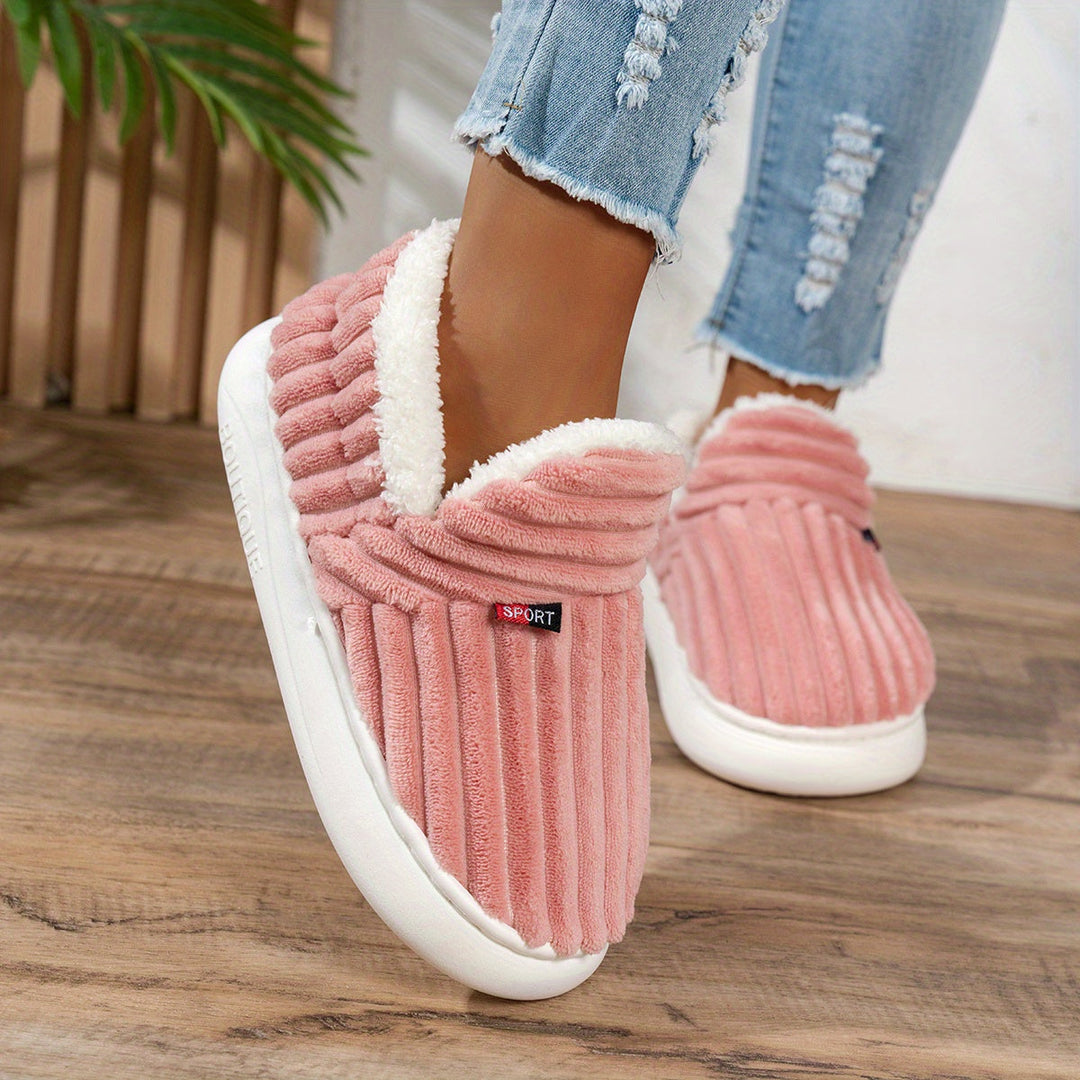Azalea - Cozy Step Plush House Slippers