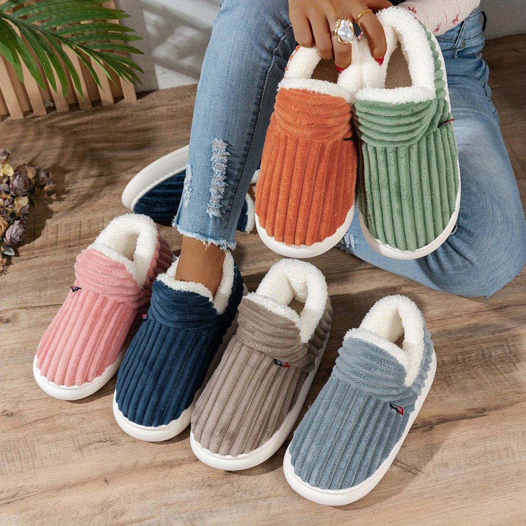 Azalea - Cozy Step Plush House Slippers