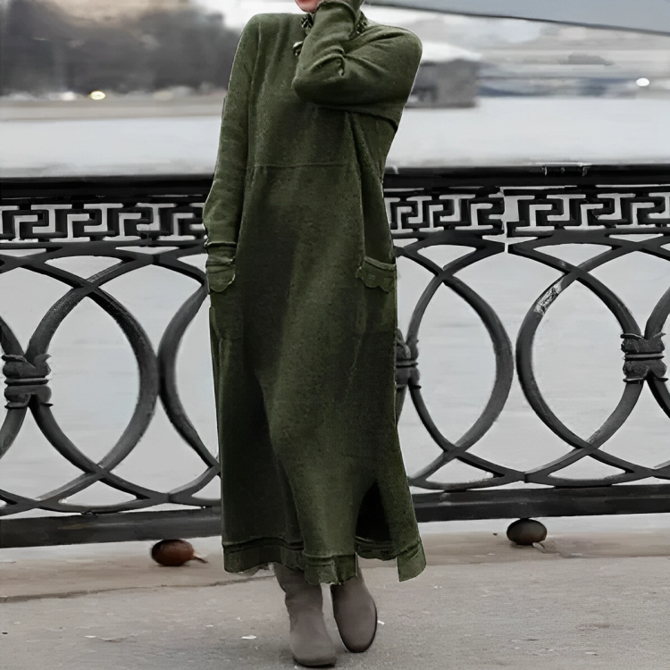 Katie – Refined Cozy Seasonal Dress