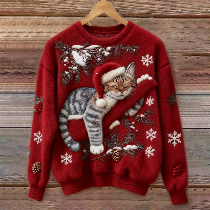 Emmeline - Christmas Cat Sweater
