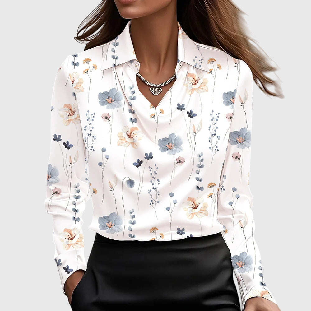 Penelope - Elegant Satin Blouse