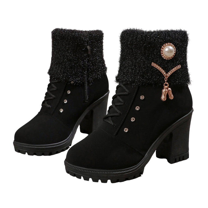 Maisie - Winter Heeled Booties