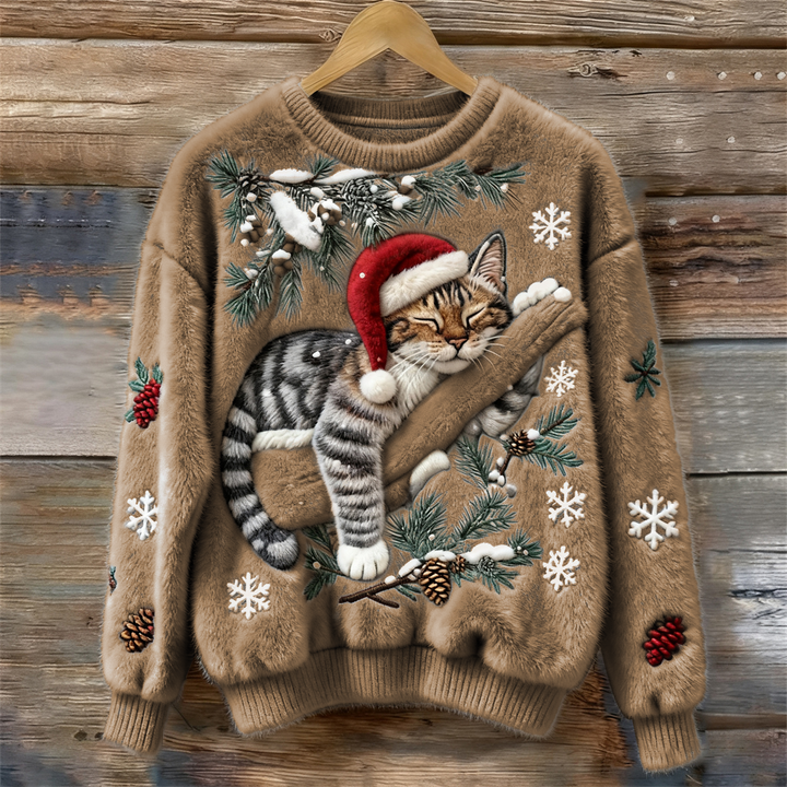 Emmeline - Christmas Cat Sweater