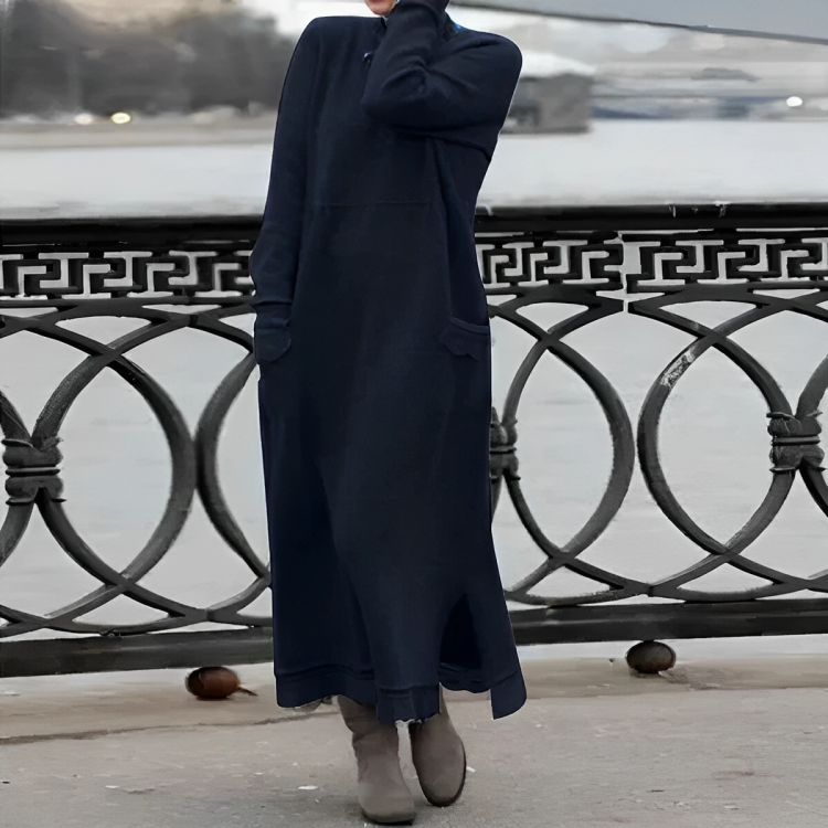 Katie – Refined Cozy Seasonal Dress