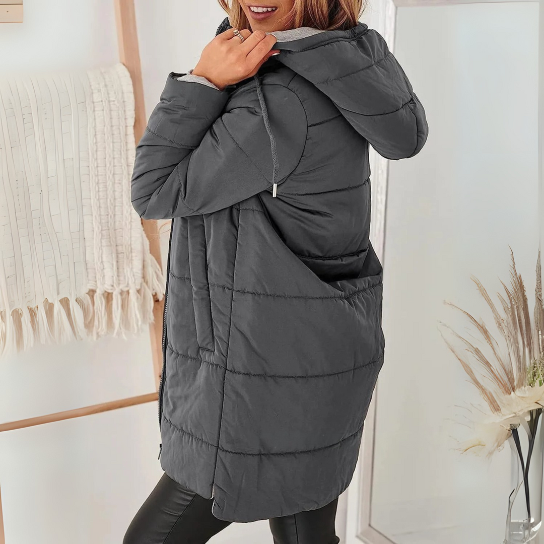 Chasie - Casual Hooded Puffer Down Jacket
