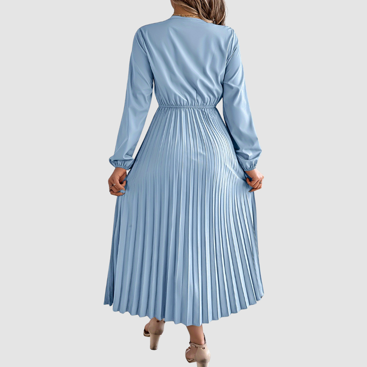 Rosalind Quinn - Lace V-Neck A-Line Dress