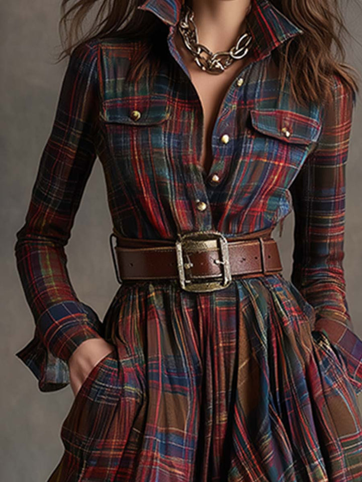 Darcy - Classic Heritage Plaid Dress