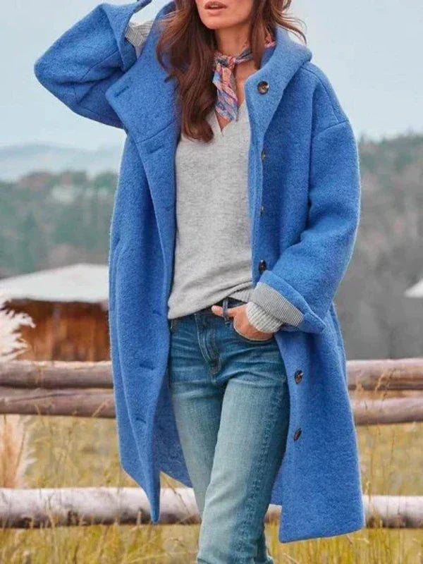 Leona – Chic Longline Winter Coat