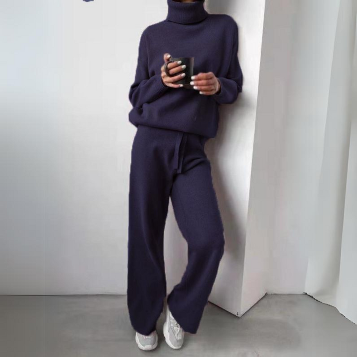 Naomi - Relaxed Fit Turtleneck Sweater Set