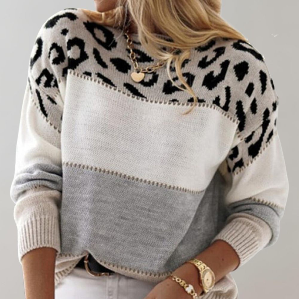 Analia – Trendy Leopard Sweater