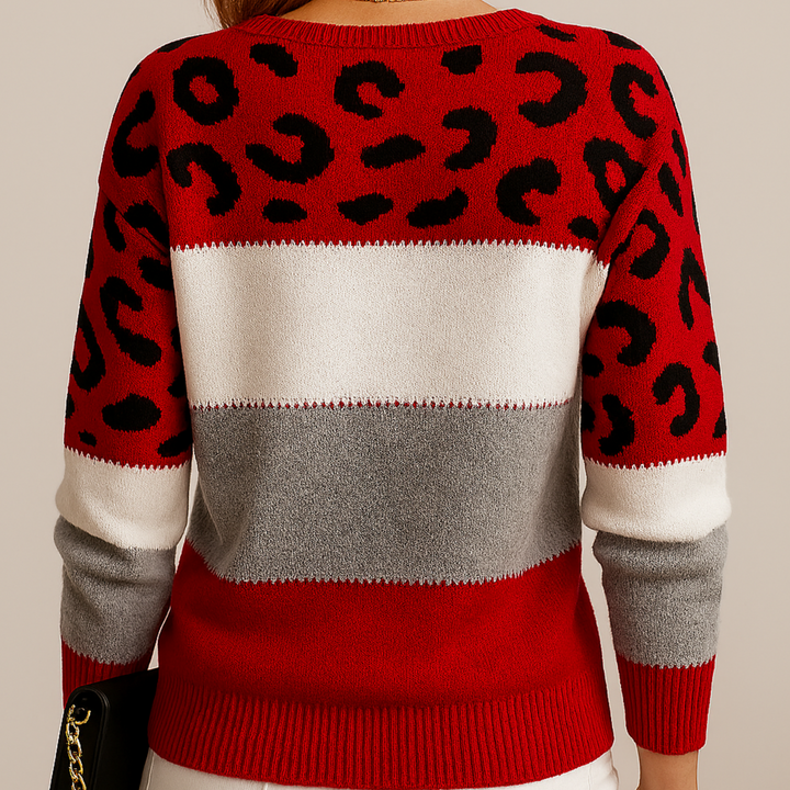 Analia – Trendy Leopard Sweater