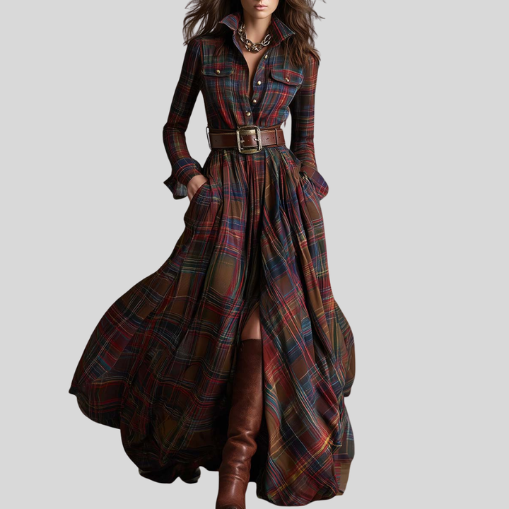 Darcy - Classic Heritage Plaid Dress