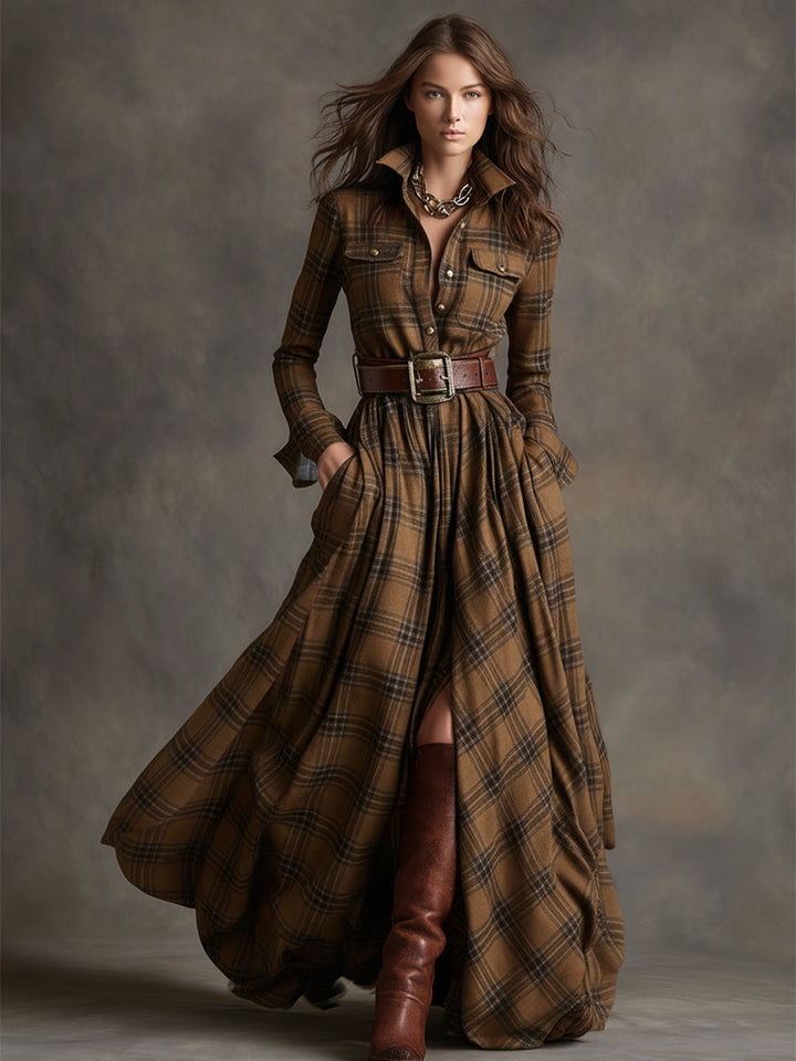 Darcy - Classic Heritage Plaid Dress