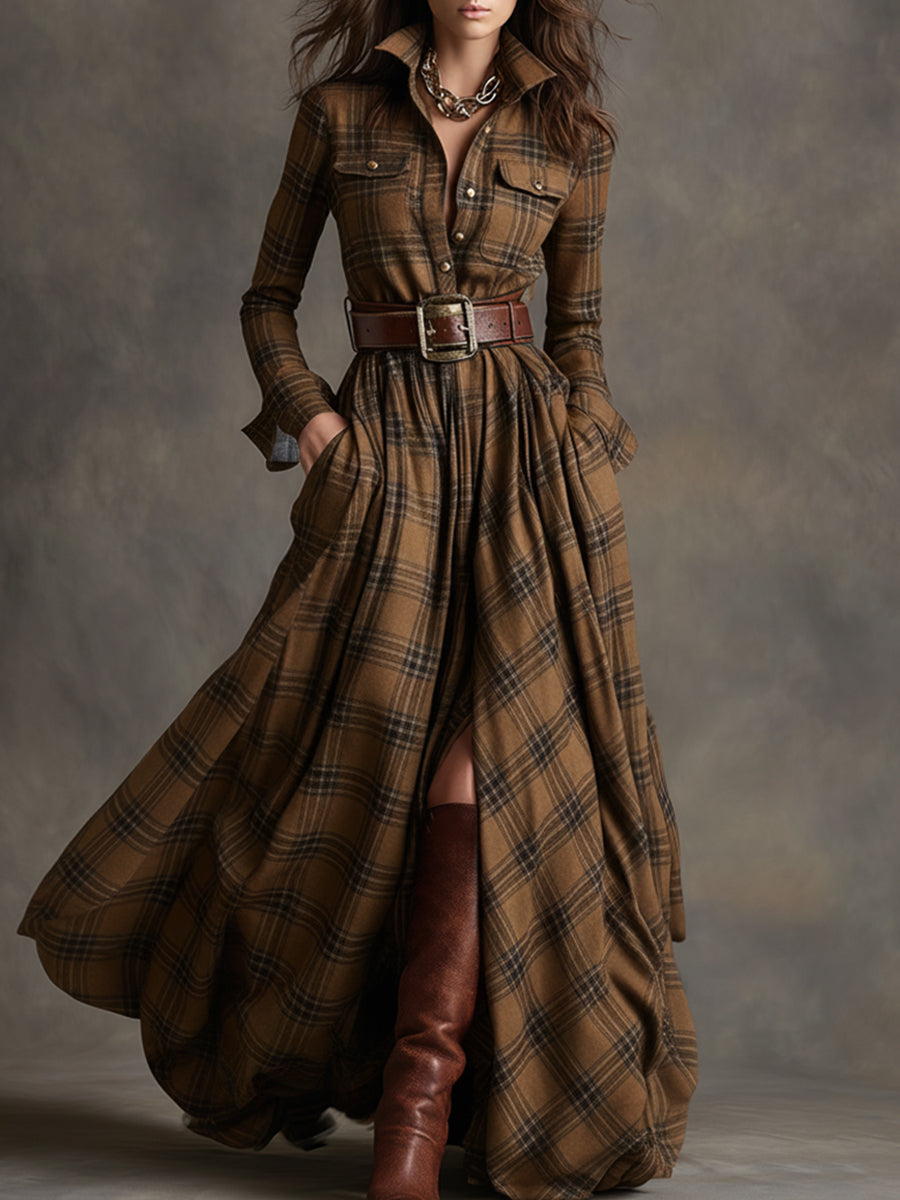 Darcy - Classic Heritage Plaid Dress