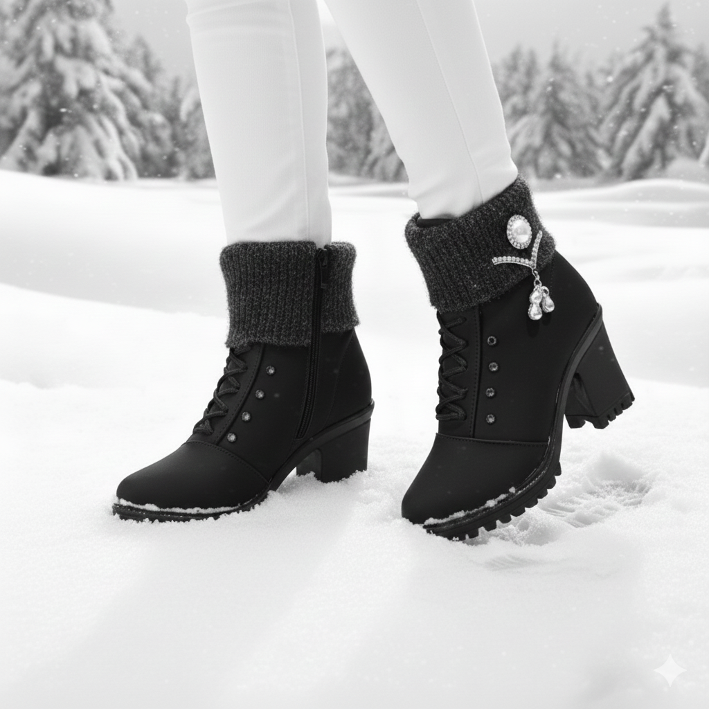 Maisie - Winter Heeled Booties