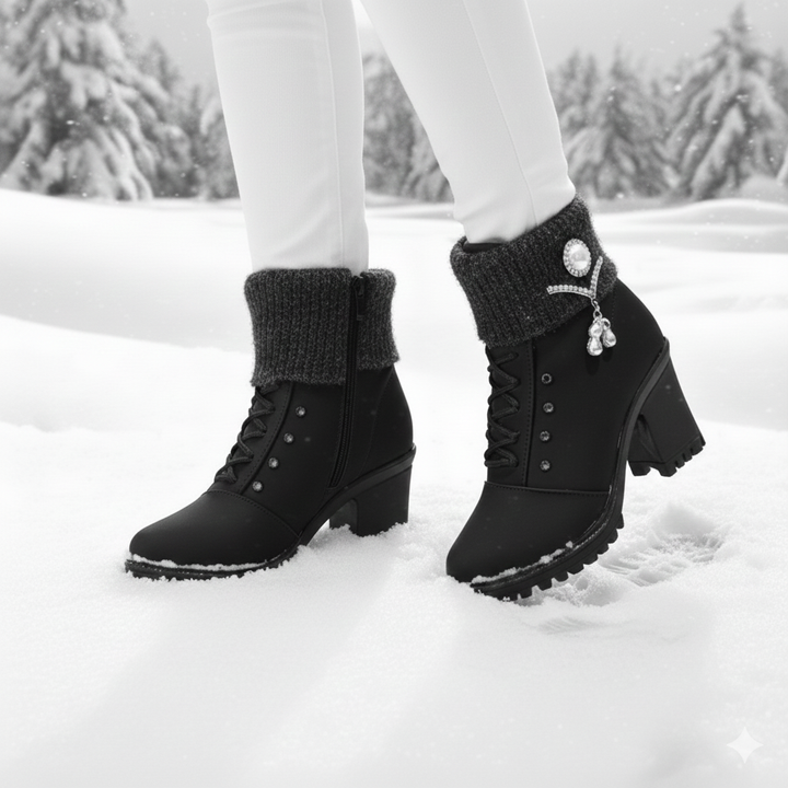 Maisie - Winter Heeled Booties