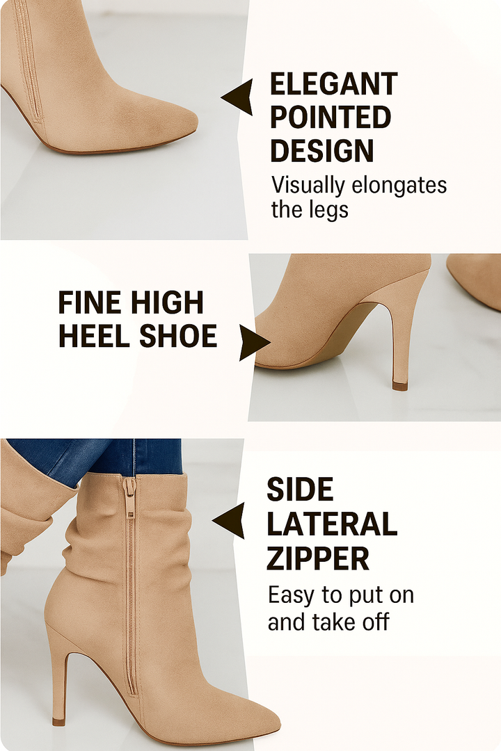 Mavi - Pointed Heel Boots