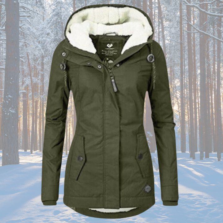 Naomi - Fleece Lined Hooded Parka Jacket