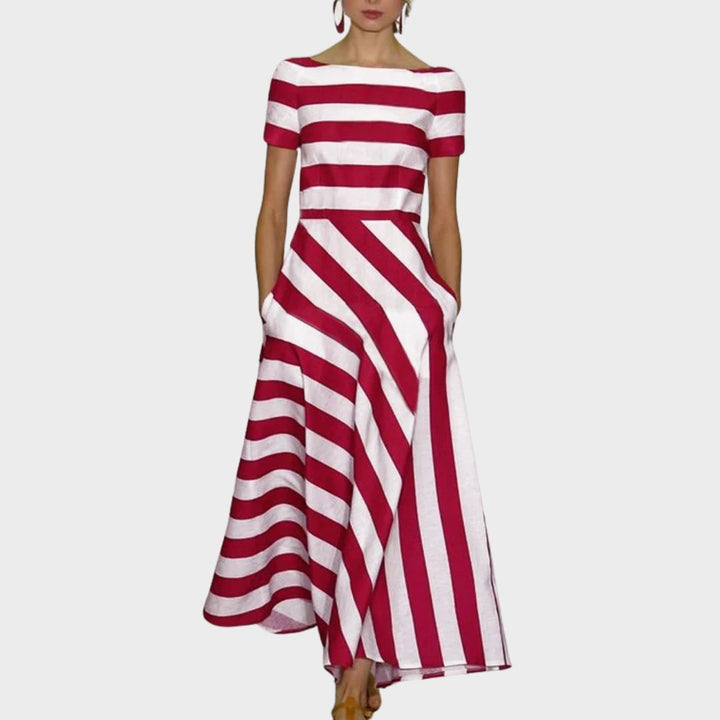 Delora - Light & Fluid Stripe Dress