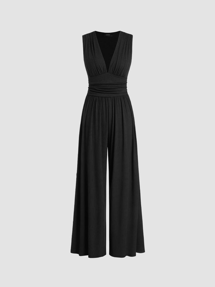 Shawna – Modern Sleeveless Flowy Jumpsuit