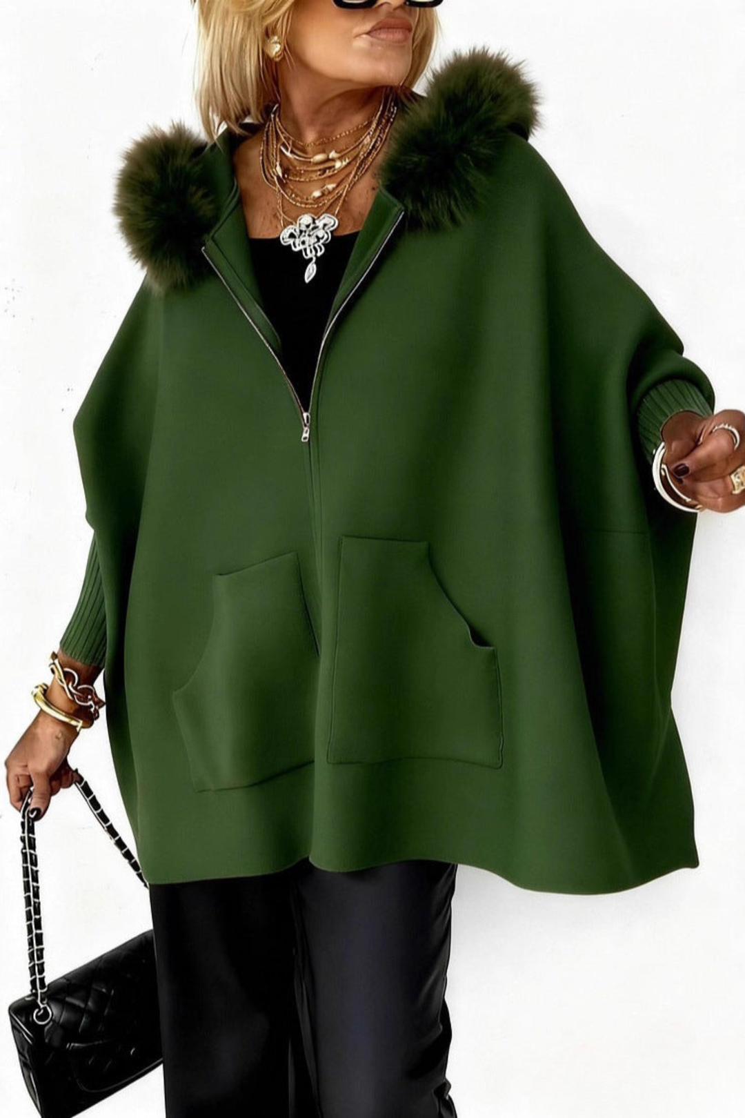 Felisse - Premium Coat with Fur Collar