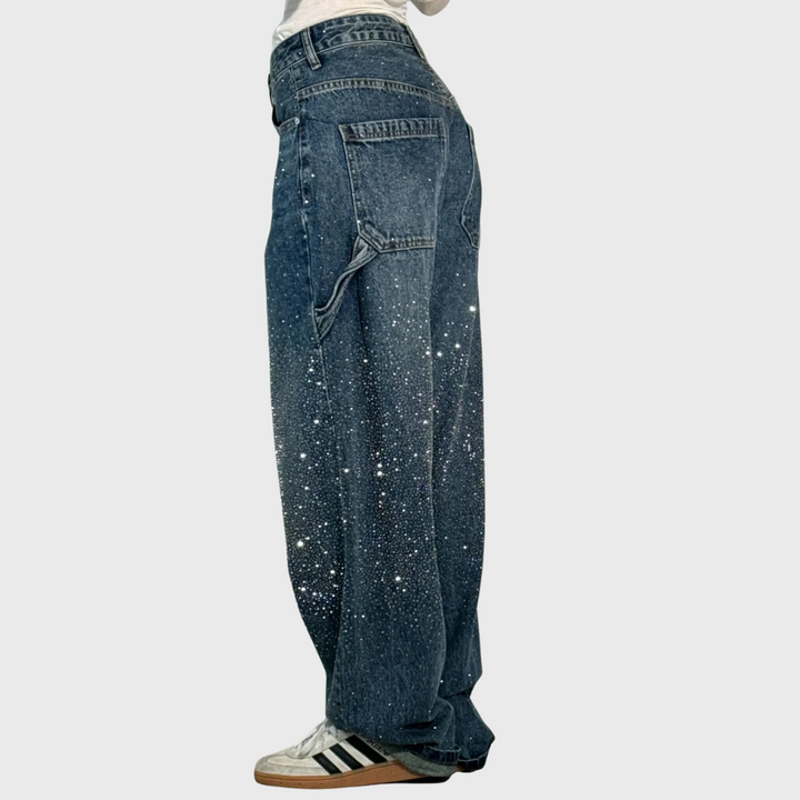 Hazel – Stylish Balloon Carpenter Jeans
