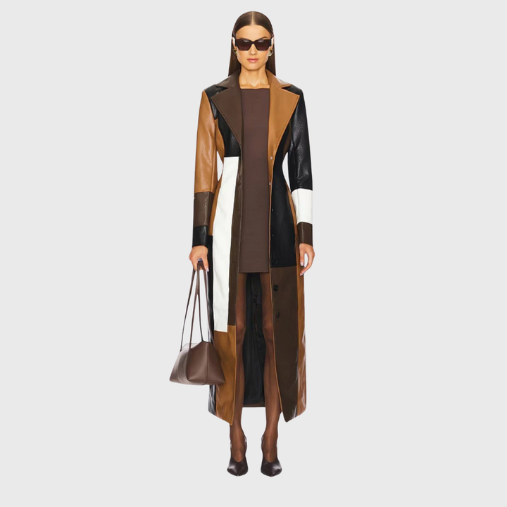 Delilah – Multi-Tone Longline Trench Coat