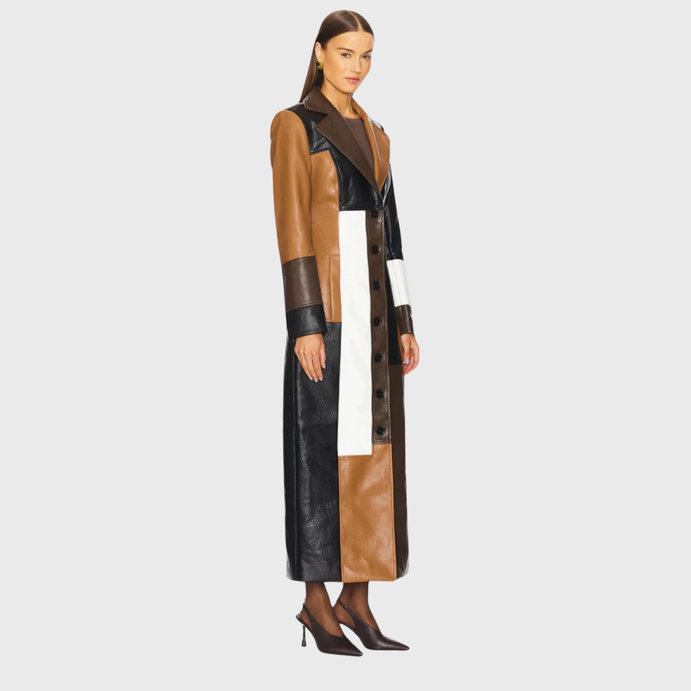 Delilah – Multi-Tone Longline Trench Coat