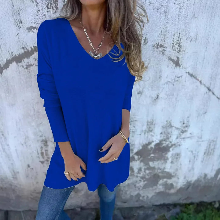 Lyndie - Luxe V-Neck Oversized Top