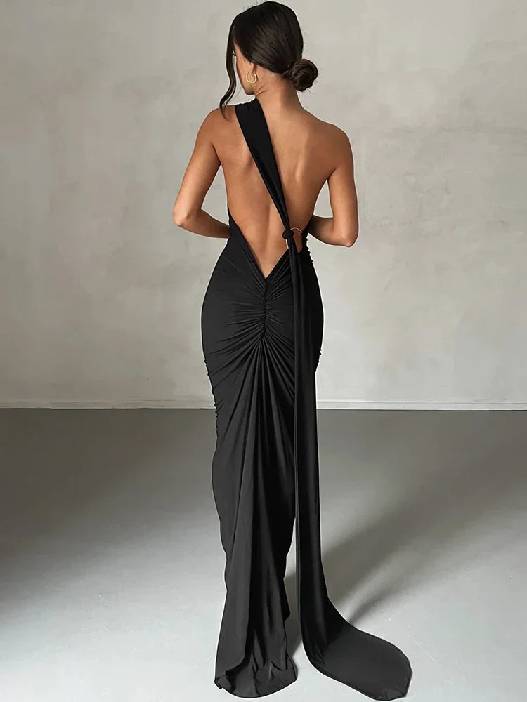 Edelyn - Luxury Evening Dress with Open Back