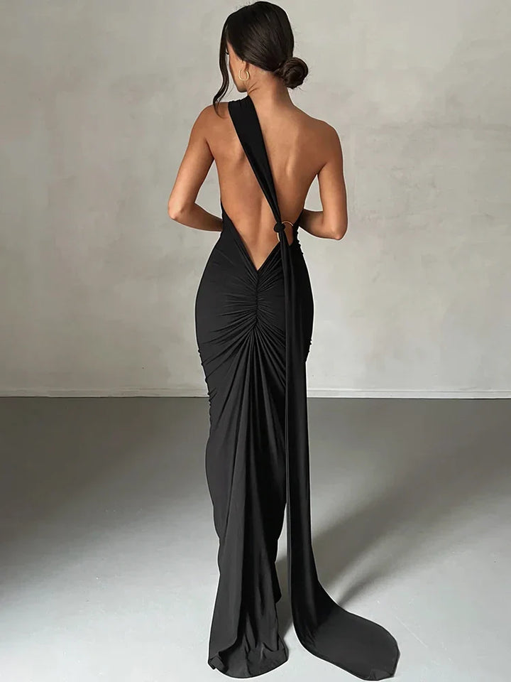 Edelyn - Luxury Evening Dress with Open Back