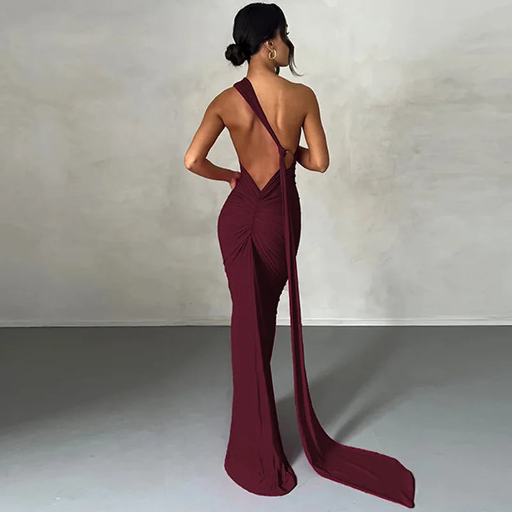 Edelyn - Luxury Evening Dress with Open Back