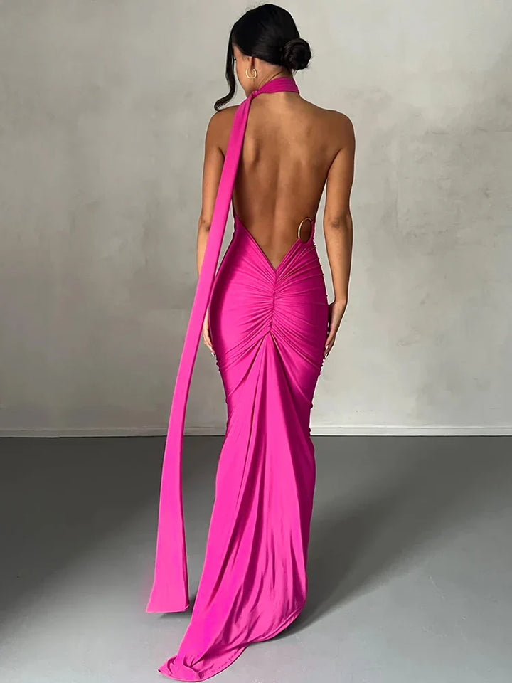 Edelyn - Luxury Evening Dress with Open Back