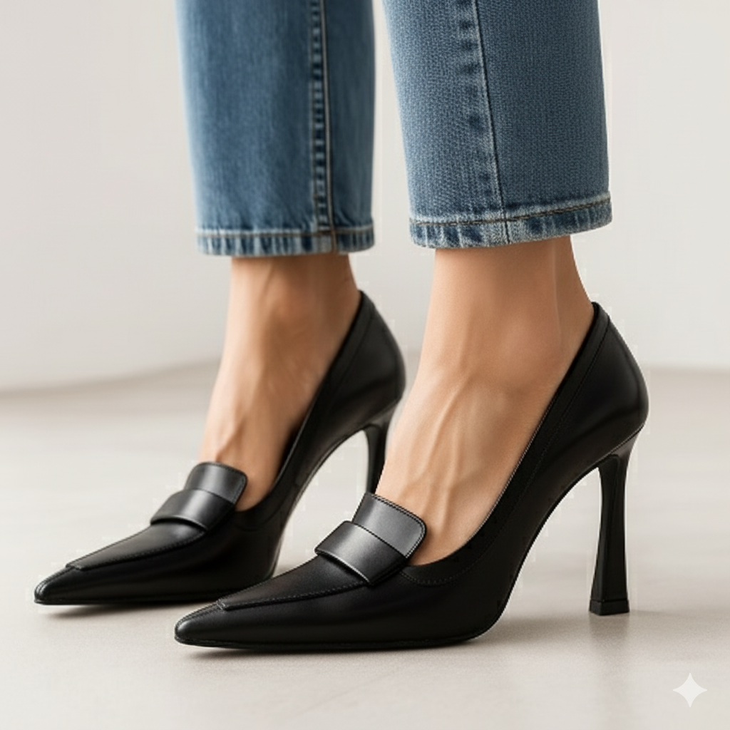 Sasha - Sleek Loafer Stilettos