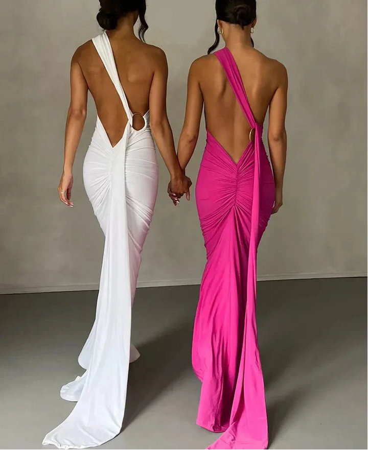 Edelyn - Luxury Evening Dress with Open Back